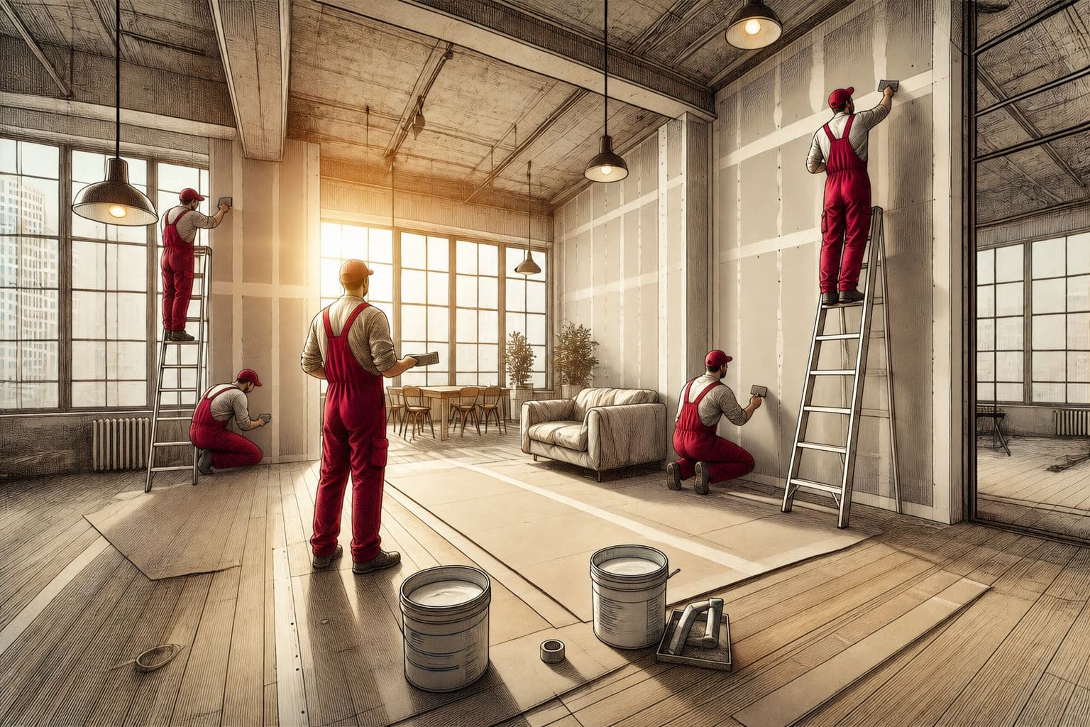 Drywall & paint